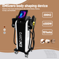 EMSzero New 15 Tesla 6500W Hi--Emt Portable Muscle Slimming And Weight Loss Engraving Body Sculpting Machine Salon