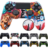 Anti-Slip Soft Silicone Gel Rubber Skin Cover For SONY Playstation 4 PS4 Controller Protective Case For PS4 Pro Slim Gamepad