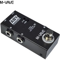 M-VAVE ABY Line Selector True Bypass Mini Pedal for Guitar Bass ABY Channel Box A/B/Y Switch for Studio or Live Performance