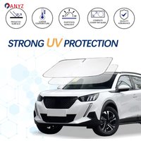 Windshield Sun Shade For Peugeot 2008 GT Sunshade Sun Visor Protector Foldable Blocks UV Rays Keep Your Car Cooler