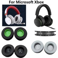 Upgraded Mesh Ear pads For Microsoft Xbox headphones Replacement Headband Cushion Headband Rubber Ear Covers Earmuff Ear pillows