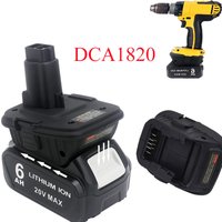 DCA1820 Battery Adapter Converter for Dewalt Converts Dewalt 20V Lithium Batteries To Dewalt 18V Nickel NI-CD and NI-MH Battery
