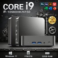2026 Mini PC Intel Core i9 10980HK/N150 Windows 11 32GB RAM 1TB 2TB SSD Pocket Computer WiFi 6 4K HD Desktop PC Gaming Computer