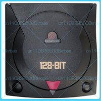 For SEGA Dreamcast DC High Precision Translucent Black Shell, Limited Edition Console Case with Sega Logo