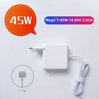 New 45W Magsaf2-T Charger(14.85V-3.05A) for MacBook Air 11" 13" A1465 A1466 A1436 MD223 MD224 Laptop Power Adapter Charger
