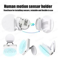 Human Body Motion Sensor Holder Stand Adjustable Free Rotation Motion Sensor Base For Fixing Mmwave Radar Presence Sensor