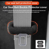 Universal Car Seat Belt Buckle Clip Protector Interior Button Case Anti-Scratch Cover Safety Accessories