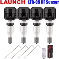4PCS Launch LTR-05 RF Sensor 315MHz & 433MHz TPMS Sensor Tool Metal & Rubber