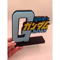Anime Gundam Model Doll 3D Logo Signboard for Gundam Seed Figure Display Collection Prop Cosplay Exhibition Stand Ornament Toy
