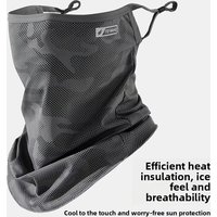 AliExpress NONE Cycling Mask Anti-UV Sunscreen Face Cover Breathable Ice Silk Face Scarf Men Women Outdoor Sports Fishing Hiking Cooling Mask