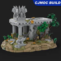 1620pcs MOC Building Blocks Summit of Amon Hen Ancient Hilltop Ruin Model DIY Assembly Bricks Creative Desktop Display Toy