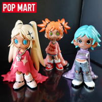 POP MART Lil Peach Riot Loading Series Blind Box Anime Action Figure Mystery Box Surprise Dolls Collectible Toys For Girls Gifts