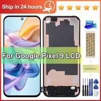 For Google Pixel 9 TFT Display LCD Touch Screen Digitizer Assembly Replacement Compatible with G2YBB GUR25 G1B60 Models