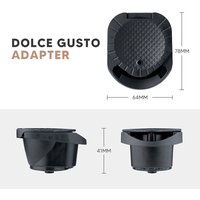 Reusable Coffee Capsule Adapter for Dolce Gusto Genio S Crema Pod Compatible with Coffee Grinders And Supplies