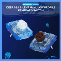 Kailh Deep Sea Silent Switch Mini Low Profile Linear tactile 1353 Lonely Island Whale Mechanical Keyboard Switch Hitbox laptop