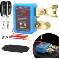 Automatischer Batterie-Hauptschalter mit Fernbedienung, 240 A Kill-Schalter, 12 V Fernbatterie-Trennschalter mit LED-Spannungsanzeige, automatisch