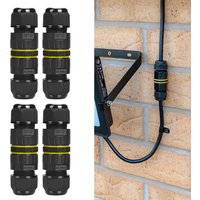 3Pin Outdoor Junction Box IP68 Waterproof Electrical Cable Wire Connector Waterproof 240V-400V Connector Outdoor Rainproof Termi