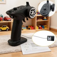 Digital Radio system GA-4H-TX 4CH 2.4GHz Remote Controller Transmitter with Receiver for 1/8 1/10 1/12 1/16 RC Car Boat Model