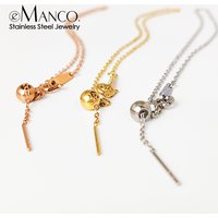 eManco Stainless Steel Anklet Adjustable Simple DIY Chain Women's Fashion Gift 23CM Anklet
