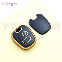 2 Button TPU Car Remote Key Case Cover Shell Fob Keychain for Peugeot 107 206 207 307 for Citroen C1 C2 C3 C4 for Toyota Aygo
