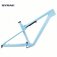 AliExpress SYRAK 2026 New Design 29er Boost BSA S M L Carbon Suspension Matte Glossy Traval 100mm Carbon MTB Frame MTB Carbon Frame