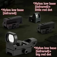 Nylon Infrared Laser Red Dot Indicator, Line-mounted Design, 20mm Extendable Rail, Portable Light for Airsoft Wargame