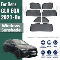 Custom For Mercedes Benz GLA EQA 2021-2024 Rear Side Window Sun Shade Visor Car Sunshade Accessories Front Windshield Curtain