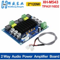 XH-M543 TPA3116D2 2*120W Dual Channel Digital Stereo Audio Power Amplifier Board High Power DIY 240W Amplificador Sound Board