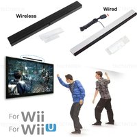 Wireless/Wired Sensor Remote Bar For Wii Receiver Sensor Bar For Nintendo Wii Infrared IR Signal Ray Sensor Receiver Bar