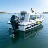 Boat Engine Motor Speedboat Fiberglass Chinese Factory Price Stainless Handrail 5.9M Full Cabin Jet Boat for Sale
