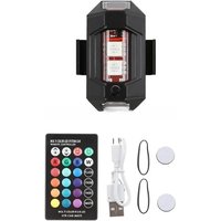 AliExpress NONE 7-Color Mini LED Strobe Light - USB Rechargeable Night Flying Warning Signal Light for Drone Bike Motorcycle