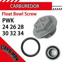 Carburetor Cover Float Bowl Screw Plug With O-Ring For Honda Keihin Mikuni KOSO OKO PWK Fcr Yamaha Wr250f Suzuki Rmz250