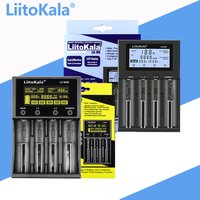 LiitoKala Lii-D4XL Lii-M4 Lii-M4S Lii-402 Lii-202 Lii-S2 3.7V/18650 18350 26650 14500 16340 NiMH lithium battery smart charger