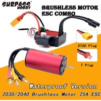 Surpass Hobby 2030 2040 2280KV 4480KV Brushless Motor 25A 35A ESC 17g servo for Wltoys Traxxas 1/18 1/20 RC Car Truck RC Parts