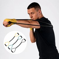 Boxing Tensioner Speed Sanda Muay Thai Air Strike Tension Rope Elastic Band Resistance Rope Training Punching Equipment