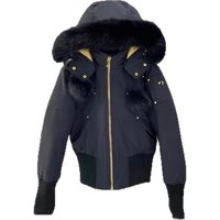 2025 New Autumn Winter Women Fox Fur Down Jacket Short Thick Warm Coat