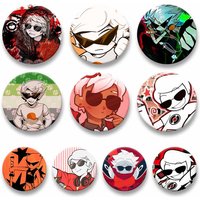 H-Homestuck Dave Dirk Strider Enamel Pins Custom Funny Game Character Brooches Lapel Badges Bag Clothes Jewelry Gift for Friends