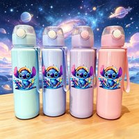 3D Printed Cartoon Pattern Water Bottle - Cute Stereoscopic Design, Fade-Resistant, Scratch-Proof, Leakproof High Collectible