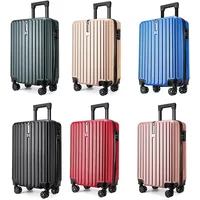Lock Suitcase Suitcase with Hook Universal Wheel Zipper Telescopic Pull Rod Unisex Large Capacity Durable Shell Password 2025Rol