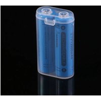 1/5Pcs Transparent Battery Storage Box Empty Portable Waterproof Battery Safety Case for 2 Sections 18650 Battery Organizer