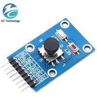 Five Direction Navigation Button Module for MCU AVR Game 5D Rocker Joystick Independent Keyboard for Arduino Joystick Module