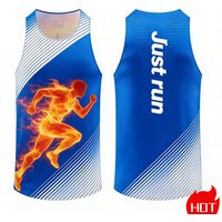 Runing Unisex vest Summer Men's women's vest Gradient vest Outdoor sports vest Quick drying T-shirt Custom vest for running team