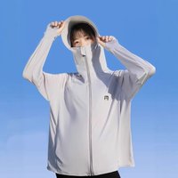 New Loose Sun Protection Clothing for Women in Summer, UV Resistant Outdoor Breathable Ice Silk Sun Protection Clothing