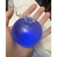 Handmade simulation blueberry squeezing massage slow rebound decompression sensory tool food grade silicone pressure ball gift