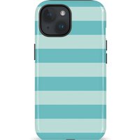 Fresh - green stripes Phone Case for iPhone16ProMax 15 14 14 12mini 7Plus XR 2in1 tough glossy case