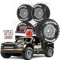4Pcs 1/14 RC Rally Racing Drift Tires On Road Car Rubber Tyres for Tamiya TT01 TT02 1/12 1/14 RC Car Upgrades Parts