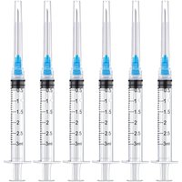 100/50/20 Pack 3ml Syringes with Needle Individual Packaging Pain-Free for Laboratory And Pet Supplies