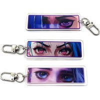 1pcs 7cm/2.76inch Acrylic Jinx Men's&Women's Novelty Keychain, Backpack Pendant Car Keychain