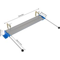 Sheet Metal Bending Tool+460mm Max Bending Length, Steel Metal Bender+0.8mm Max Thickness, Metal Folder+0-90° Adjustable Angle, For Factories Workshops Family Workshops Daily Personal Use