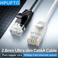 Cat6a Ethernet Cable Slim 30m 20m 10Gbps UTP RJ45 Lan Patch Cord Round for PS5 Xbox Modem Router Network 3M 5M 30M Cable Cat 6a
